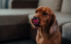 What causes dog licking butt behavior?